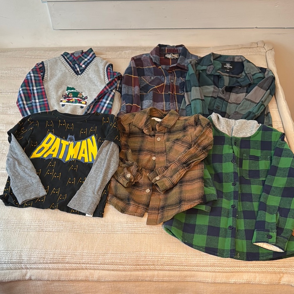 GAP Green and Blue Button Down Shirt Collection